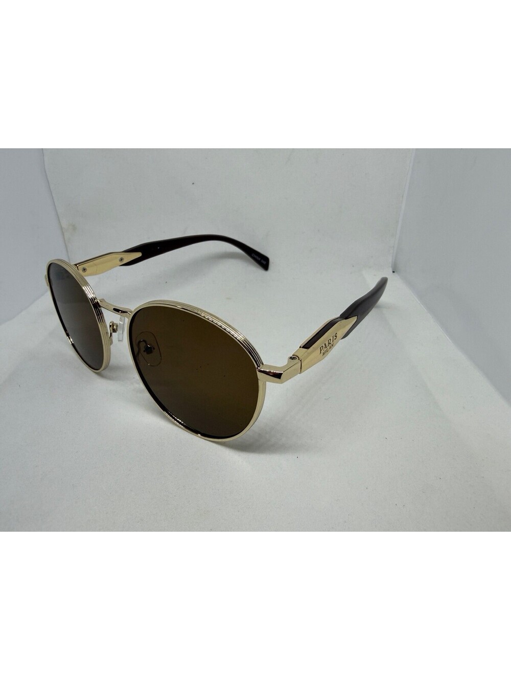 Paris Milan Sunglasses Brown Gold J7423 Polycarbonate Lens